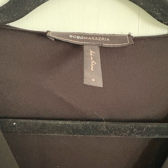 BCBG Black Sleeveless Lace-Up Top - Picture 2 of 3